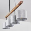 Adelboden Pendant Light Light wood, black, 4-light sources