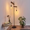 Aarhus Floor Lamp Dark wood, black, 2-light sources