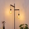 Aarhus Floor Lamp Dark wood, black, 2-light sources