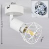 Baripada Ceiling Light white, 1-light source