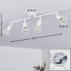 Baripada Ceiling Light white, 4-light sources