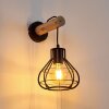 Gainesville Wall Light Light wood, black, 1-light source