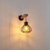 Gainesville Wall Light Light wood, black, 1-light source