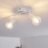 Baripada Ceiling Light white, 2-light sources