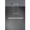 Reality Paros Pendant Light LED brushed aluminium, 3-light sources