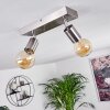 Tulla Ceiling Light matt nickel, 2-light sources