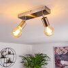 Tulla Ceiling Light matt nickel, 2-light sources