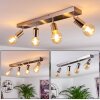 Tulla Ceiling Light matt nickel, 4-light sources