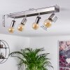 Tulla Ceiling Light matt nickel, 4-light sources