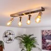 Tulla Ceiling Light matt nickel, 4-light sources