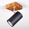 Zuoz Ceiling Light Light wood, 1-light source
