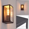 Hakkas Outdoor Wall Light black, 1-light source