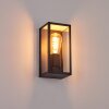 Hakkas Outdoor Wall Light black, 1-light source