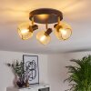 Pipisu Ceiling Light gold, brass, black, 3-light sources