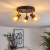Pipisu Ceiling Light gold, brass, black, 3-light sources