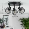 Pipisu Ceiling Light black, 3-light sources