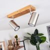 Zuoz Ceiling Light Light wood, 2-light sources