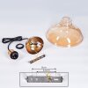 Nanao Pendant Light brass, 1-light source