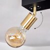 Tulla Ceiling Light brass, black, 4-light sources