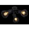 Globo CLASTRA Ceiling Light black, 3-light sources