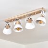 Orny Ceiling Light Light wood, white, 4-light sources