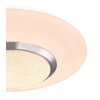 Globo CANDIDA Ceiling Light LED matt nickel, white, 1-light source, Remote control, Colour changer