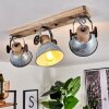 Orny Ceiling Light Light wood, silver, 3-light sources