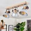 Orny Ceiling Light Light wood, silver, 3-light sources