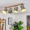 Orny Ceiling Light green, Light wood, 4-light sources