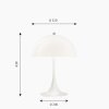 Louis Poulsen Panthella 320 Table lamp white, 1-light source
