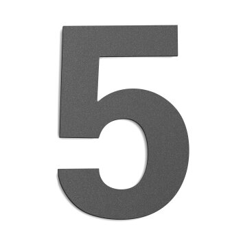 CMD house number anthracite