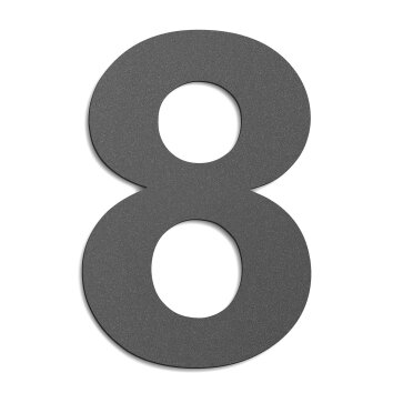 CMD house number anthracite