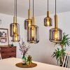 Maliali Pendant Light gold, brass, black, 6-light sources