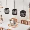 Mongolei Pendant Light black, 3-light sources