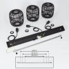 Mongolei Pendant Light black, 3-light sources