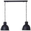Brilliant Kiki Pendant Light black, 2-light sources
