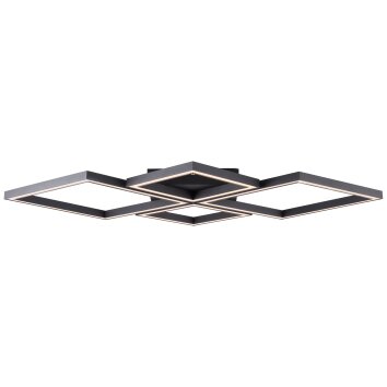 Brilliant Living Quon Ceiling Light LED black, white, 1-light source, Remote control