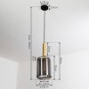Maliali Pendant Light grey, brass, 1-light source
