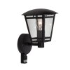 Brilliant Riley Outdoor Wall Light black, 1-light source, Motion sensor