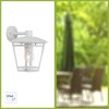 Brilliant Riley Outdoor Wall Light white, 1-light source