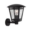 Brilliant Riley Outdoor Wall Light black, 1-light source