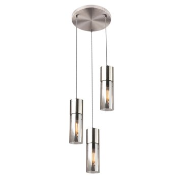 Globo ANNIKA Pendant Light matt nickel, 3-light sources