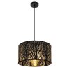 Globo BARZI Pendant Light black, 1-light source