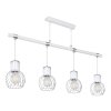 Globo MAIDA Pendant Light chrome, white, 4-light sources