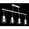 Globo MAIDA Pendant Light chrome, white, 4-light sources