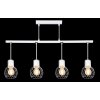 Globo MAIDA Pendant Light chrome, white, 4-light sources
