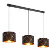 Globo BEMMO Pendant Light black, 3-light sources