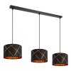 Globo BEMMO Pendant Light black, 3-light sources