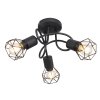 Globo XARA I Ceiling Light black, 3-light sources
