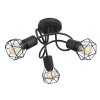 Globo XARA I Ceiling Light black, 3-light sources